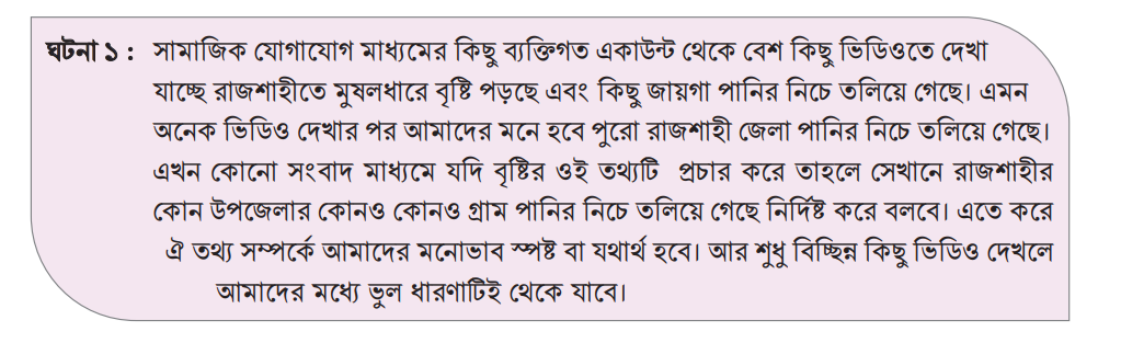 ৯ম শ্রেণি-ডিজিটাল প্রযুক্তি শিখন অভিজ্ঞতা-১ সেশন-২ (বাস্তবতার ভিন্নতা) 