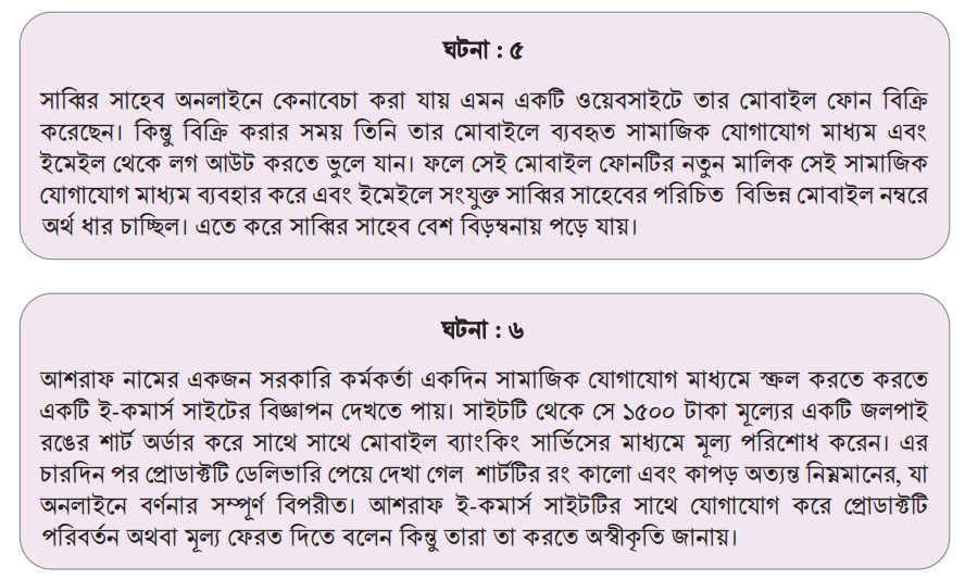 ৯ম শ্রেণি-ডিজিটাল প্রযুক্তি- শিখন অভিজ্ঞতা-২ সেশন-৪ (নিরাপদ হোক সাইবার জগৎ)