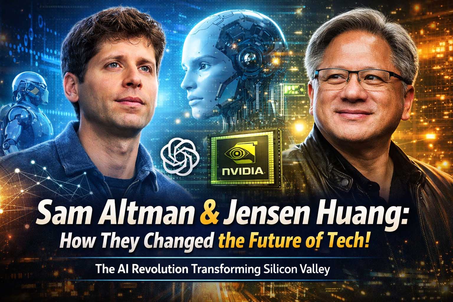 Sam Altman and Jensen Huang