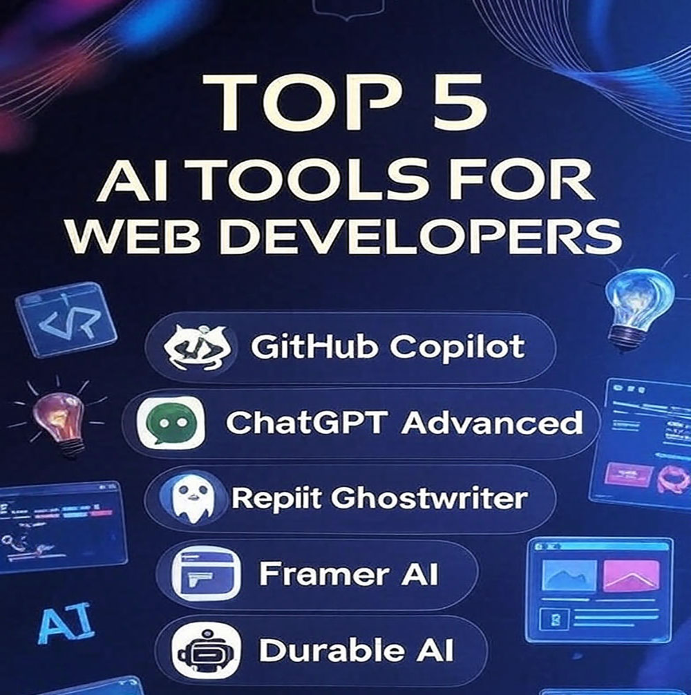 ওয়েব ডেভেলপারদের জন্য সেরা ৫টি AI Tools