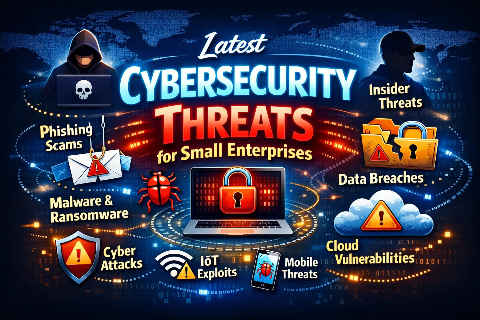 Latest cybersecurity threats for small enterprises