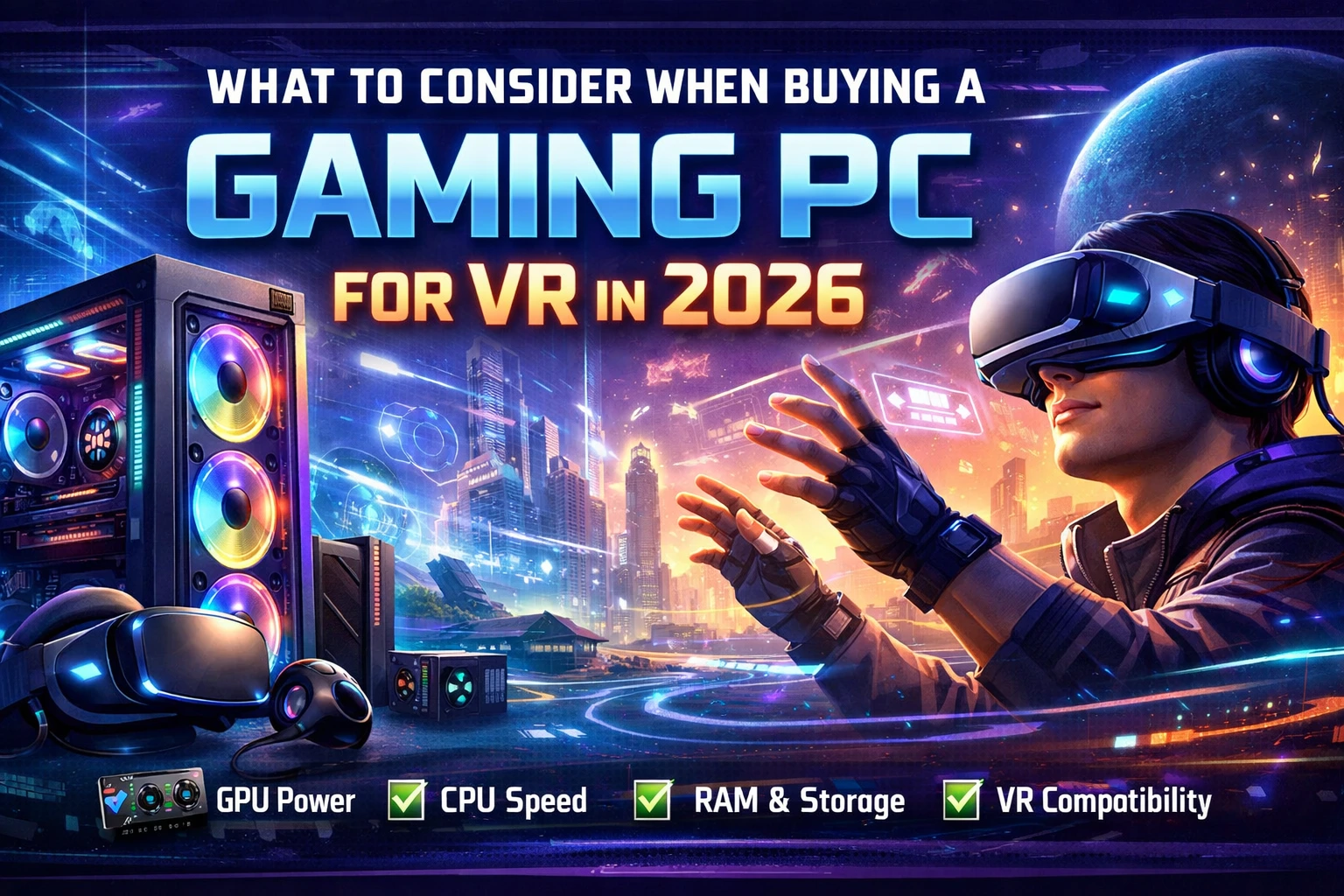 What to consider when buying a gaming PC for VR in 2026